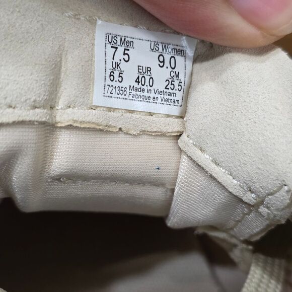 Vans MTE Crosspath Oatmeal Beige Cream Hiking Shoes Men's Size 7.5 Brand New LE - Picture 13 of 15